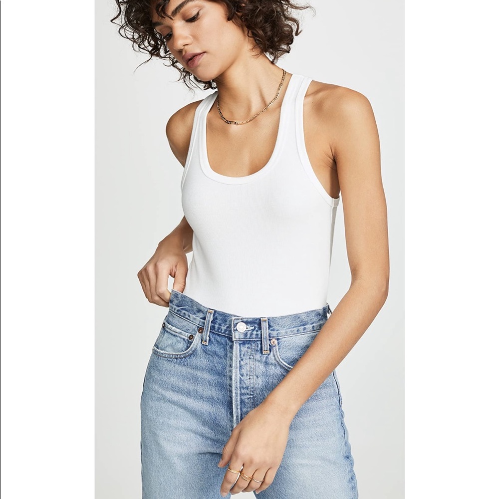 [SOLD] AGOLDE Rib Tank Bodysuit